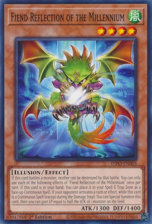 Fiend Reflection of the Millennium (INFO-EN005) (The Infinite Forbidden) YuGiOh