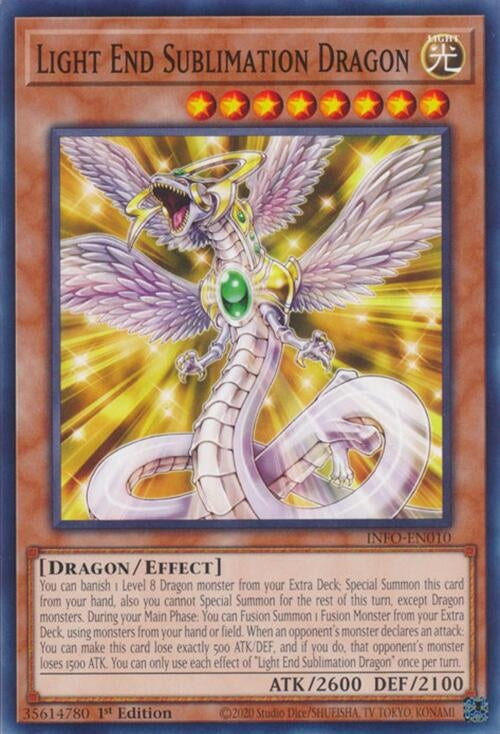 Light End Sublimation Dragon (INFO-EN010) (The Infinite Forbidden) YuGiOh