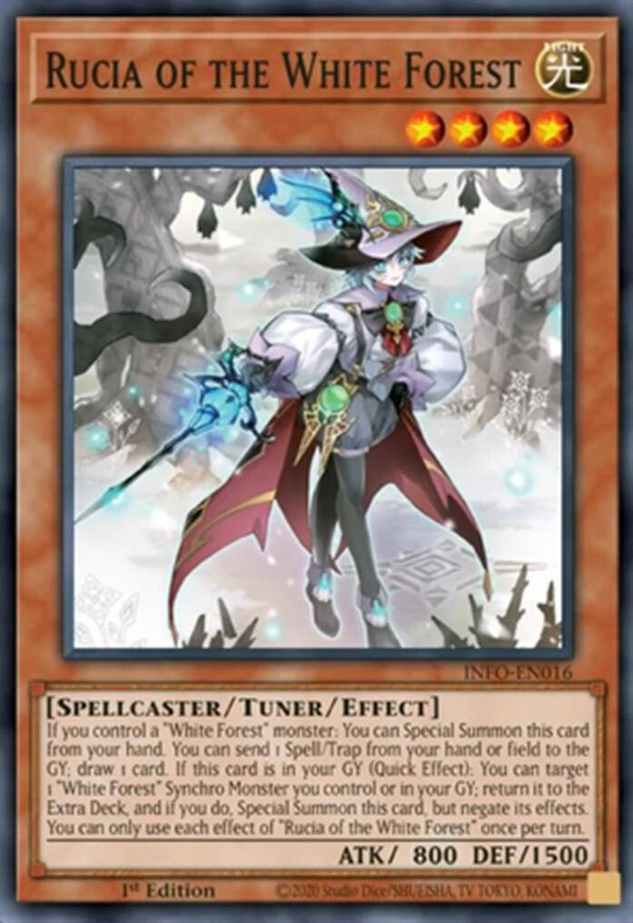 Rucia of the White Forest (INFO-EN016) (The Infinite Forbidden) YuGiOh