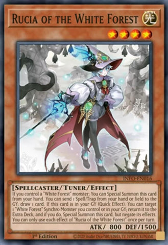 Rucia of the White Forest (INFO-EN016) (The Infinite Forbidden) YuGiOh