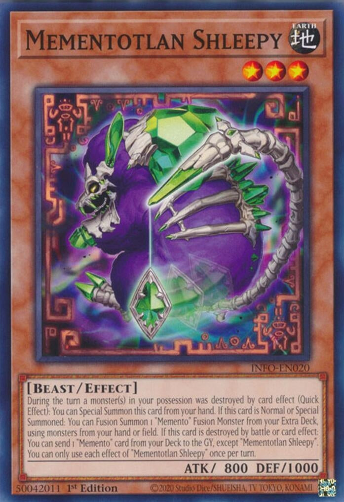 Mementotlan Shleepy (INFO-EN020) (The Infinite Forbidden) YuGiOh