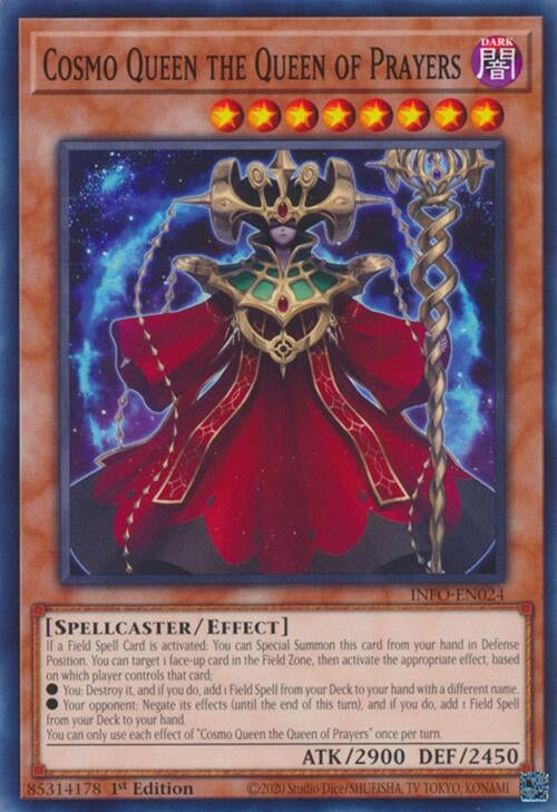 Cosmo Queen the Queen of Prayers (INFO-EN024) (The Infinite Forbidden) YuGiOh