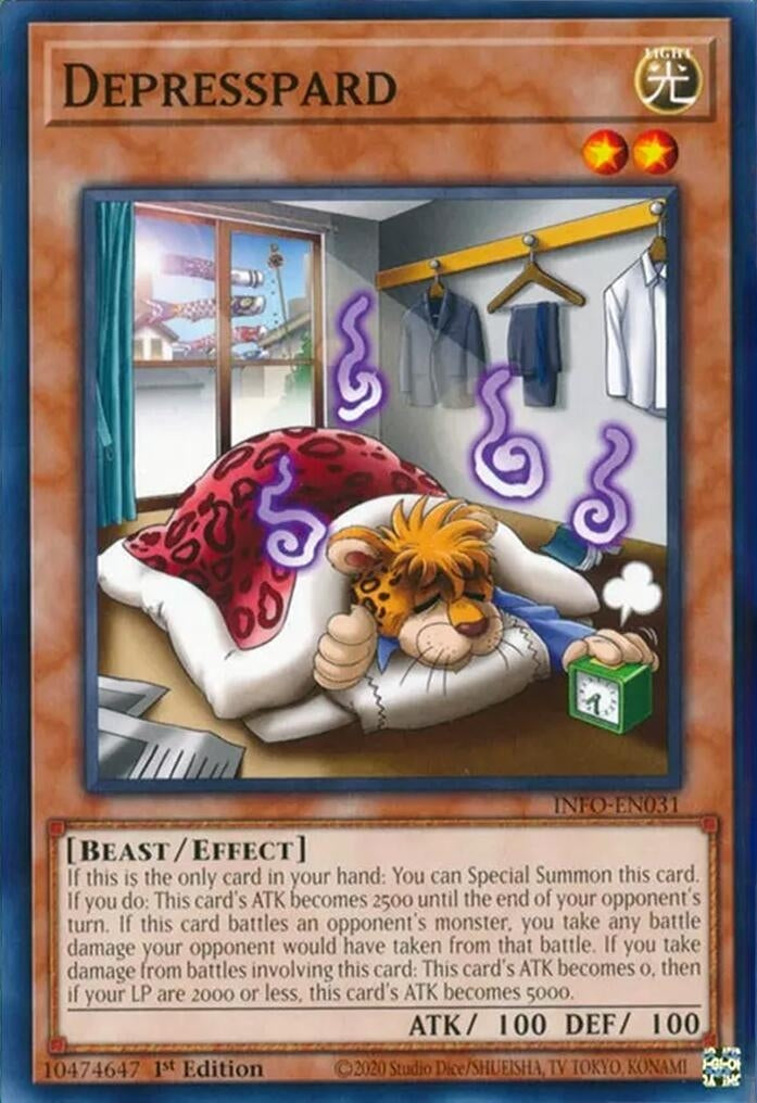 Depresspard (INFO-EN031) (The Infinite Forbidden) YuGiOh