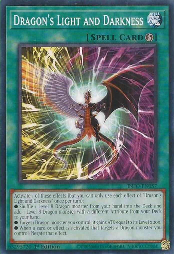 Dragon's Light and Darkness (INFO-EN057) (The Infinite Forbidden) YuGiOh