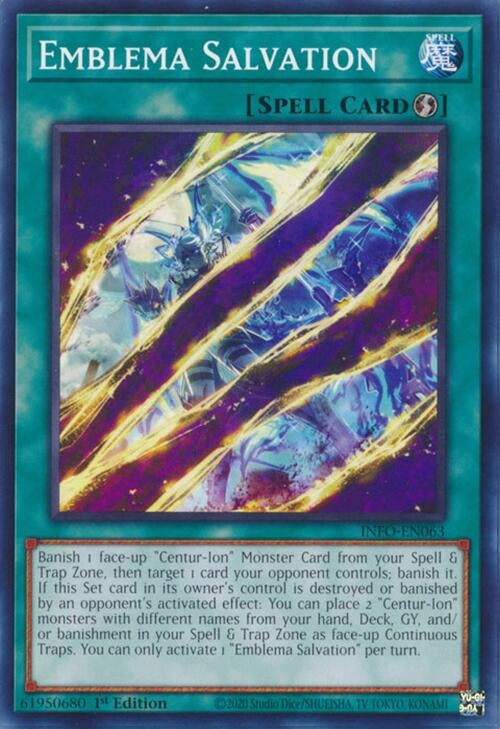 Emblema Salvation (INFO-EN063) (The Infinite Forbidden) YuGiOh
