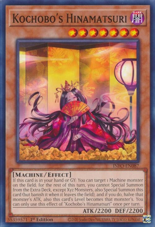 Kochobo's Hinamatsuri (INFO-EN087) (The Infinite Forbidden) YuGiOh