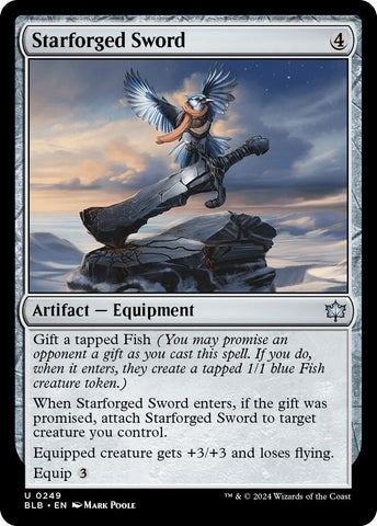Starforged Sword (249) (Bloomburrow) Magic: The Gathering