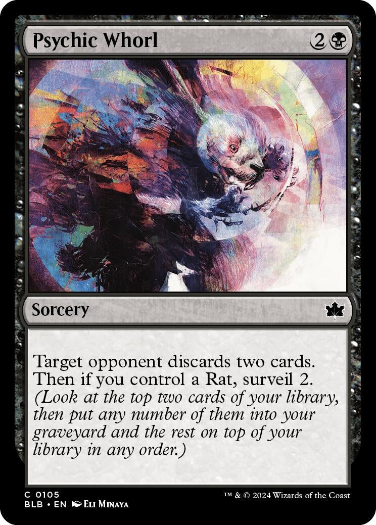 Psychic Whorl (105) (Bloomburrow) Magic: The Gathering