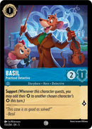 Basil - Practiced Detective (153/204) (Shimmering Skies) Disney Lorcana