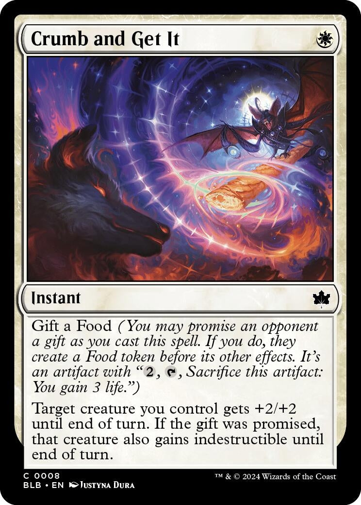 Crumb and Get It (8) (Bloomburrow) Magic: The Gathering