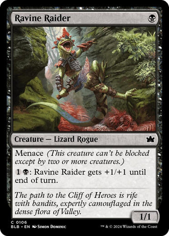 Ravine Raider (106) (Bloomburrow) Magic: The Gathering