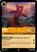 Image for Koda - Talkative Cub (1/204) (Shimmering Skies) (5) - Disney Lorcana