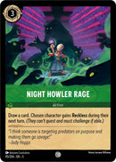 Night Howler Rage (95/204) (Shimmering Skies) Disney Lorcana