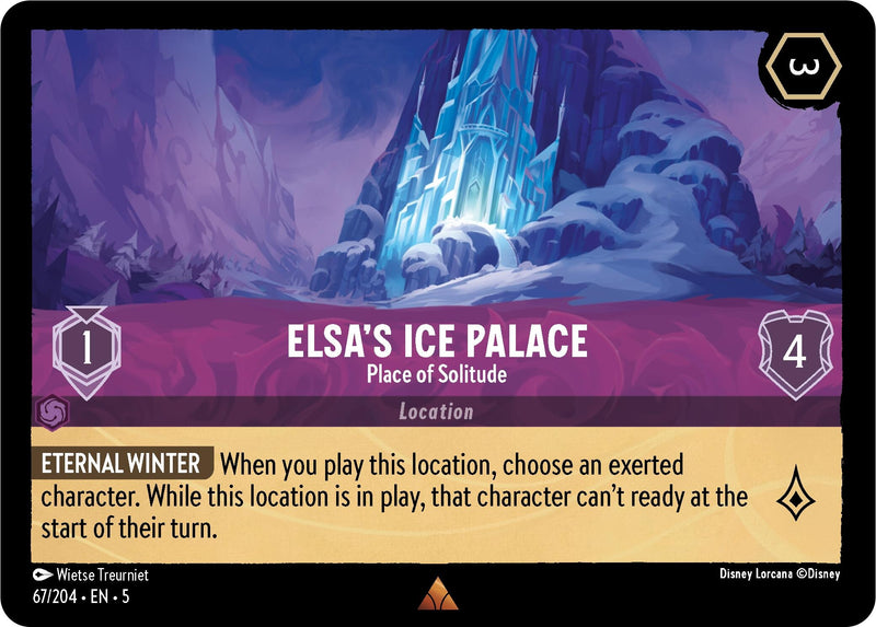 Image for Elsa's Ice Palace - Place of Solitude (67/204) (Shimmering Skies) (5) - Disney Lorcana
