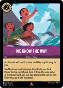Image for We Know the Way (61/204) (Shimmering Skies) (5) - Disney Lorcana