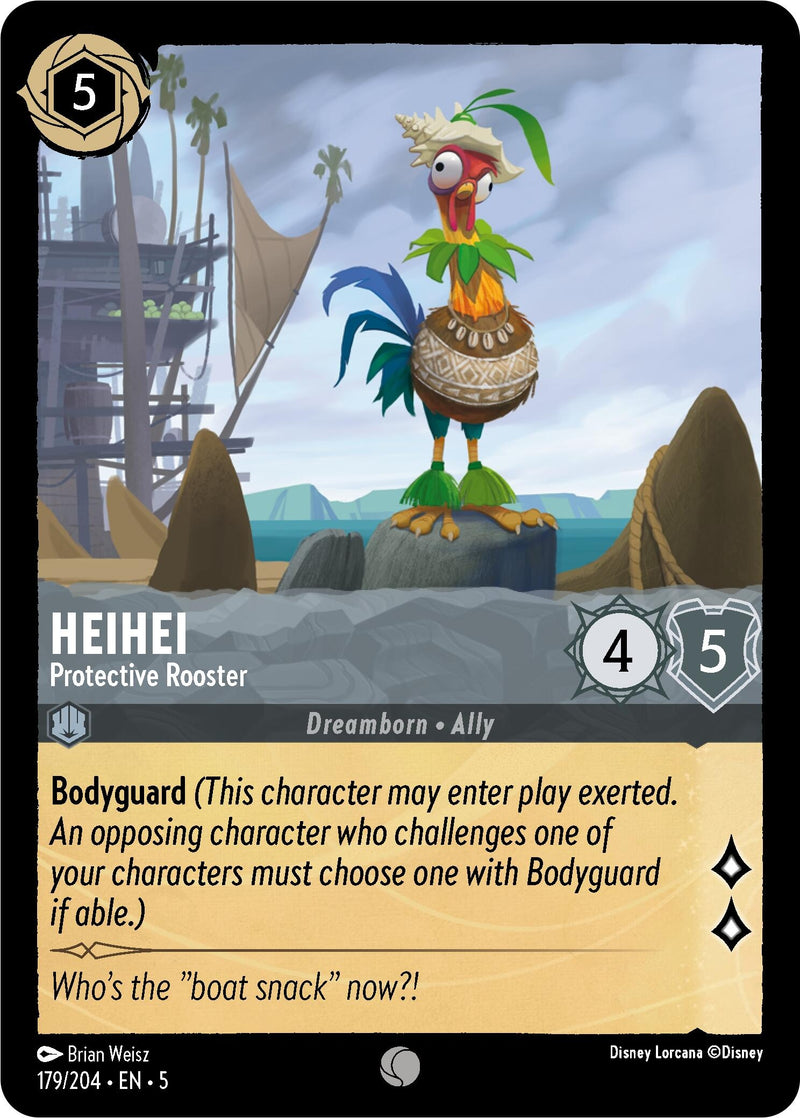 Image for HeiHei - Protective Rooster (179/204) (Shimmering Skies) (5) - Disney Lorcana
