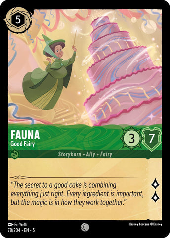 Fauna - Good Fairy (78/204) (Shimmering Skies) Disney Lorcana