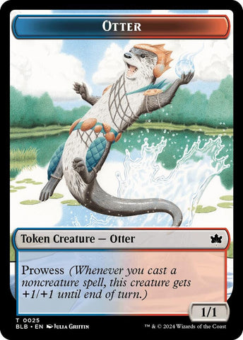 Otter // Copy Double-Sided Token (25 // 1) (Bloomburrow) Magic: The Gathering