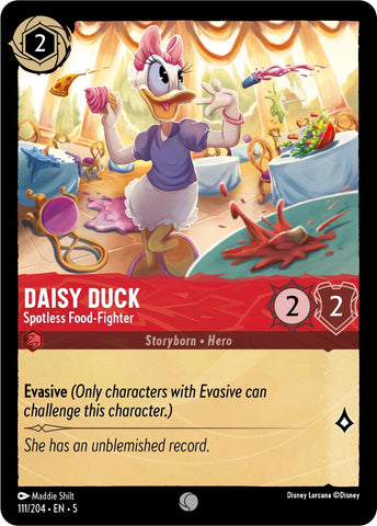 Daisy Duck - Spotless Food-Fighter (111/204) (Shimmering Skies) Disney Lorcana