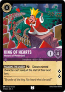 Image for King of Hearts - Monarch of Wonderland (57/204) (Shimmering Skies) (5) - Disney Lorcana