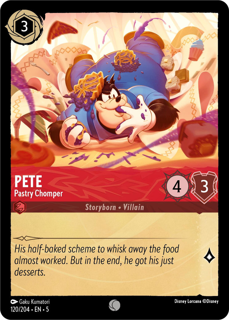 Image for Pete - Pastry Chomper (120/204) (Shimmering Skies) (5) - Disney Lorcana