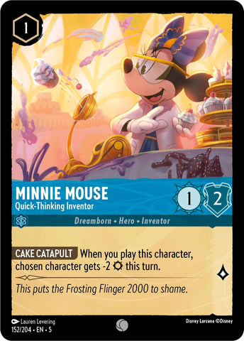 Minnie Mouse - Quick-Thinking Inventor (152/204) (Shimmering Skies) Disney Lorcana