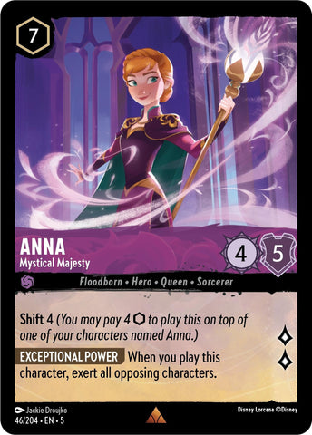 Anna - Mystical Majesty (46/204) (Shimmering Skies) Disney Lorcana
