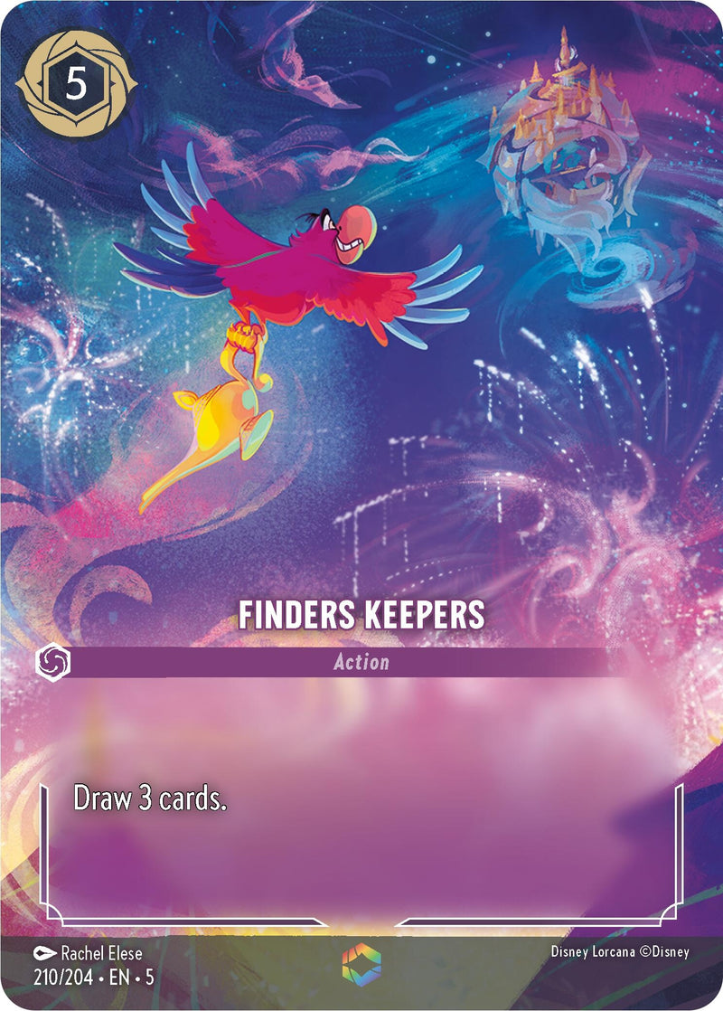 Image for Finders Keepers (Enchanted) (210/204) (Shimmering Skies) (5) - Disney Lorcana