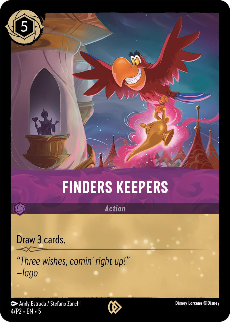 Image for Finders Keepers (4) (Disney Lorcana Promo Cards) (DLPC) - Disney Lorcana