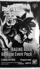 Image for FB03 Raging Roar Release Event Pack - Dragon Ball Super: Fusion World