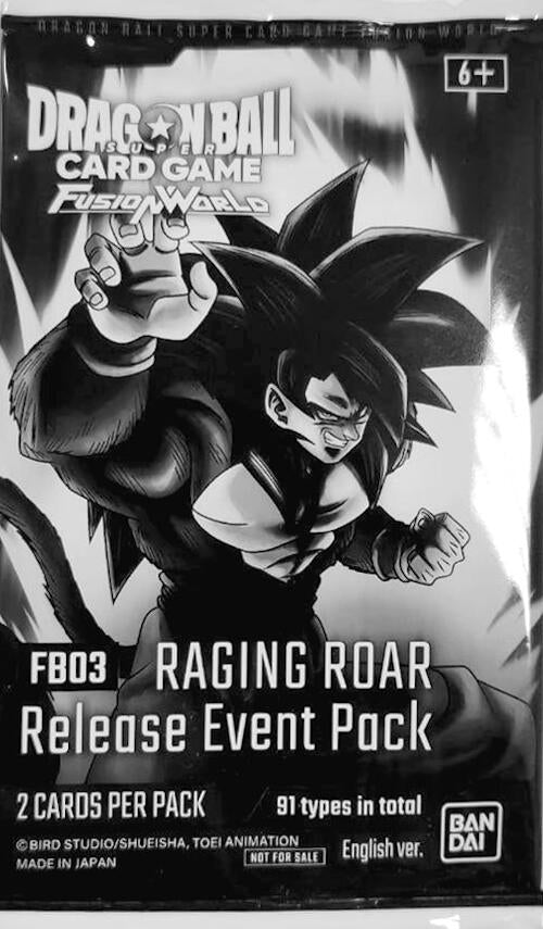 Image for FB03 Raging Roar Release Event Pack - Dragon Ball Super: Fusion World