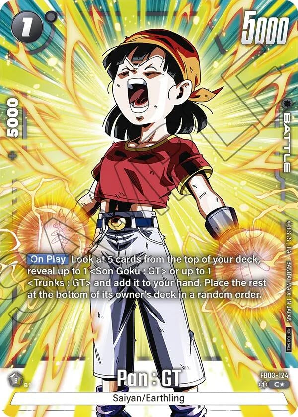 Pan : GT (Tournament Pack -Winner- 03) (FB03-124) (Tournament and Championship Promos) Dragon Ball Super: Fusion World