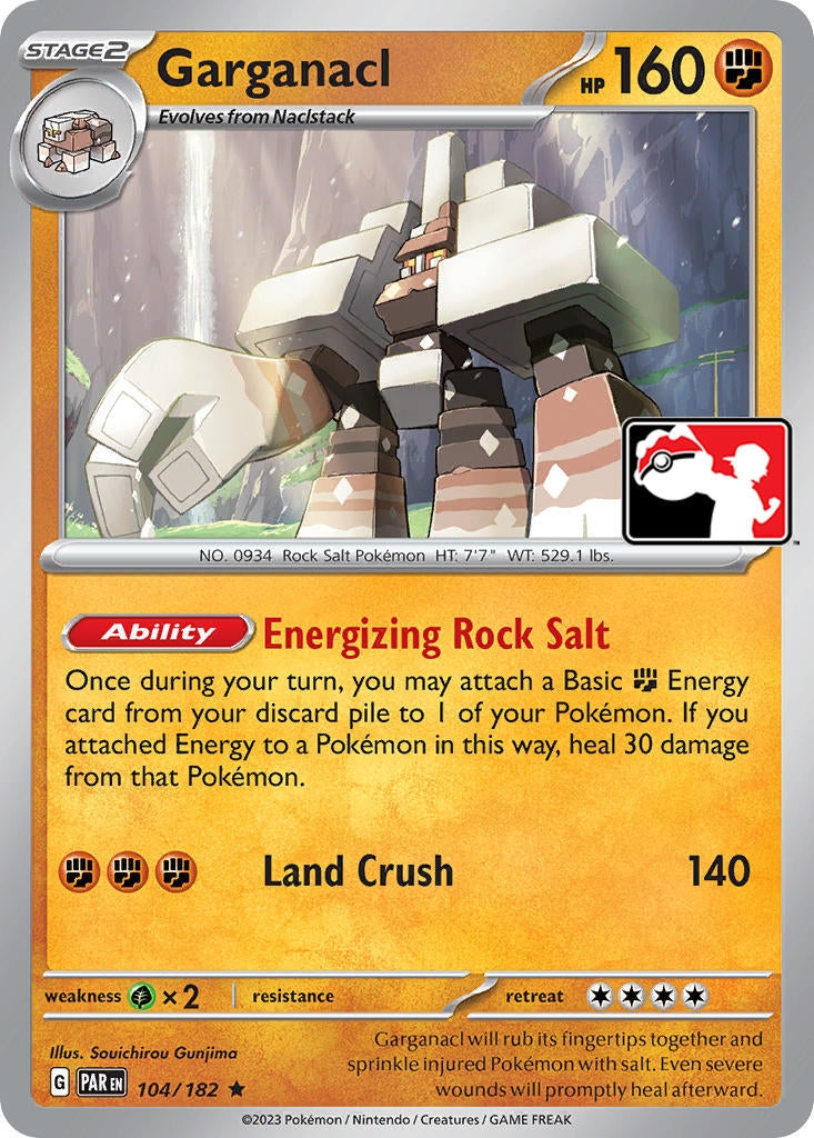 Image for Garganacl (104/182) (Prize Pack Series Cards) - Pokemon