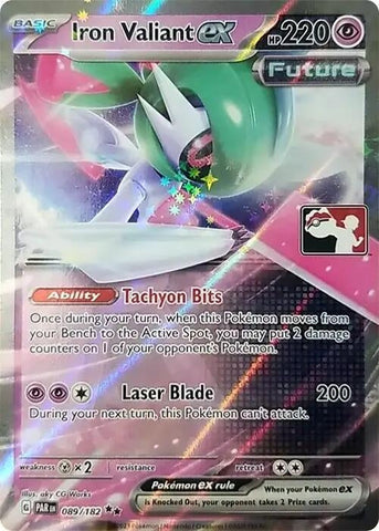 Iron Valiant ex (089/182) (Prize Pack Series Cards) Pokemon