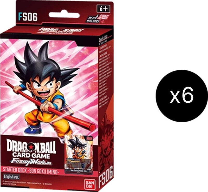 Image for Starter Deck 6: Son Goku (Mini) Display - Dragon Ball Super: Fusion World