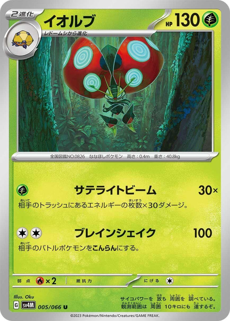 Image for Orbeetle (005/066) (SV4M: Future Flash) (SV4M) - Pokemon Japan