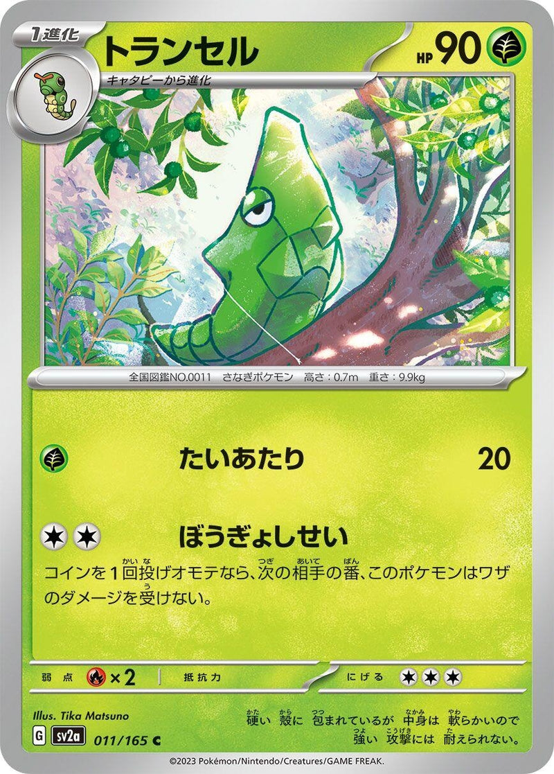 Image for Metapod (011/165) (SV2a: Pokemon Card 151) (SV2a) - Pokemon Japan