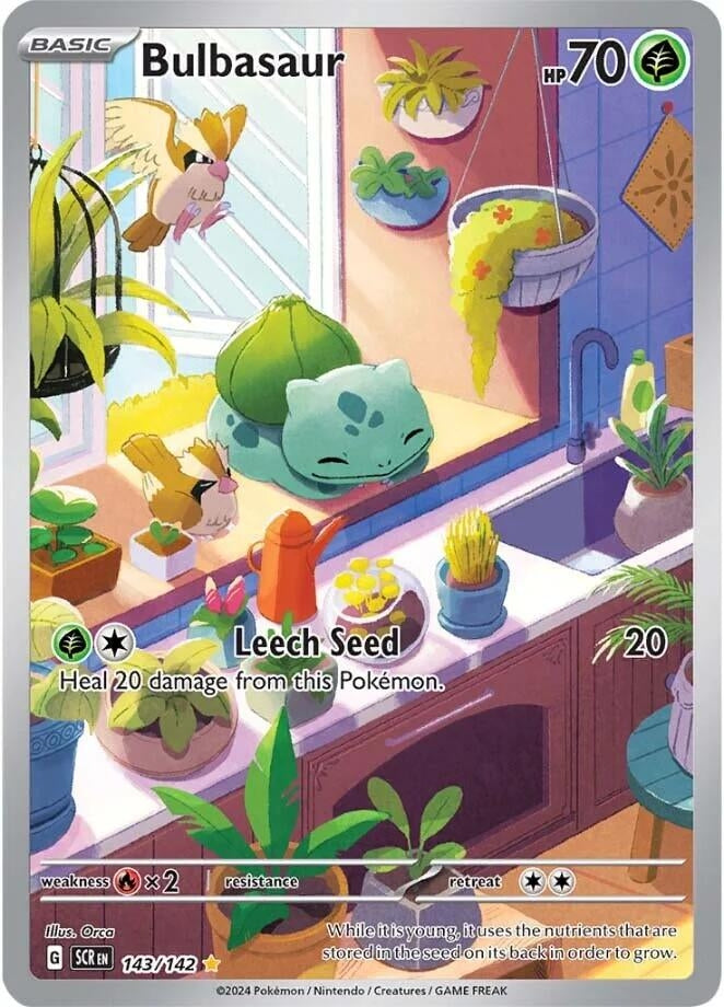 Image for Bulbasaur (143/142) (SV07: Stellar Crown) - Pokemon