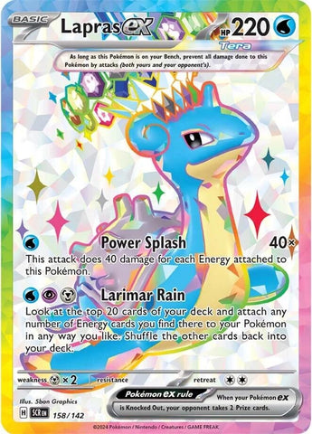 Image for Lapras ex (158/142) (SV07: Stellar Crown) - Pokemon