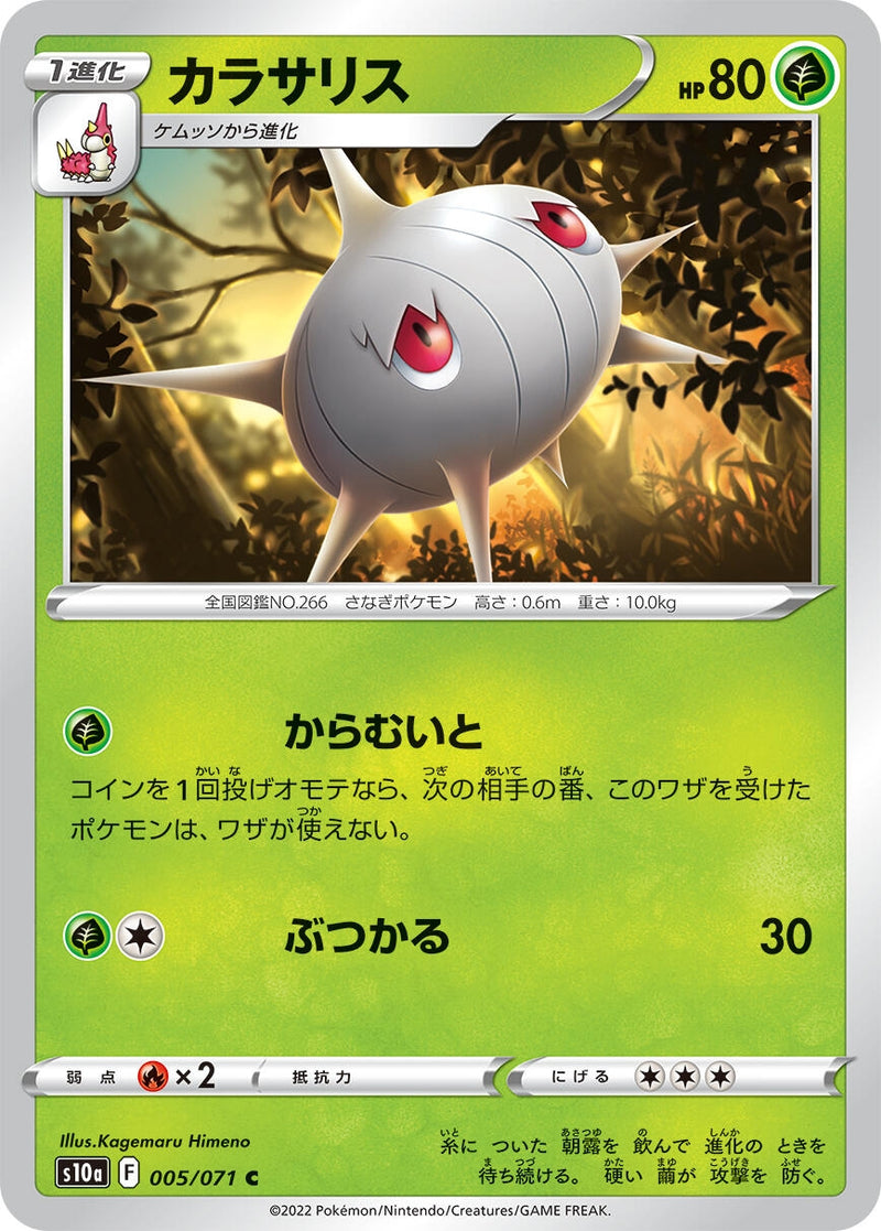 Image for Silcoon (005/071) (S10a: Dark Phantasma) (S10a) - Pokemon Japan