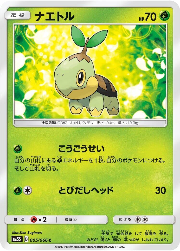 Image for Turtwig (005/066) (SM5S: Ultra Sun) (SM5S) - Pokemon Japan