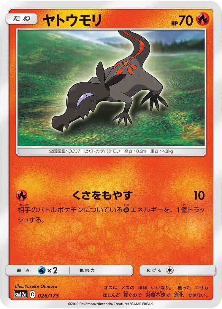 Image for Salandit (026/173) (SM12a: TAG TEAM GX: Tag All Stars) (SM12a) - Pokemon Japan