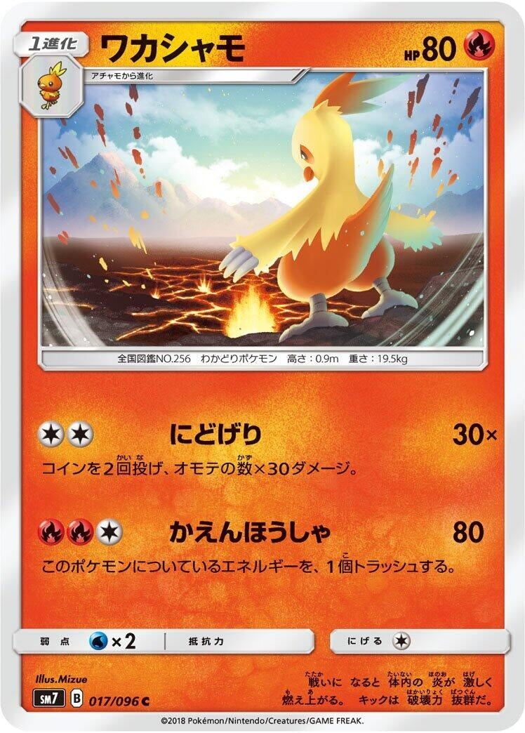 Image for Combusken (017/096) (SM7: Sky-Splitting Charisma) (SM7) - Pokemon Japan