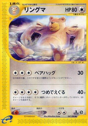 Image for Ursaring (067/088) (Mysterious Mountains) - Pokemon Japan