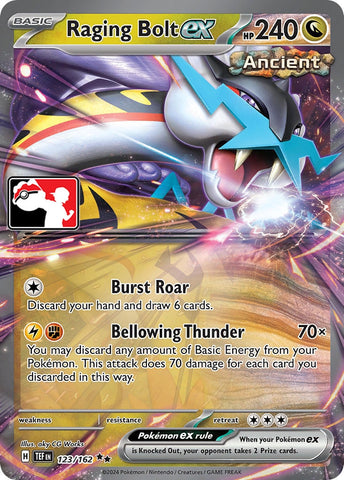 Image for Raging Bolt ex (123/162) (Prize Pack Series Cards) - Pokemon