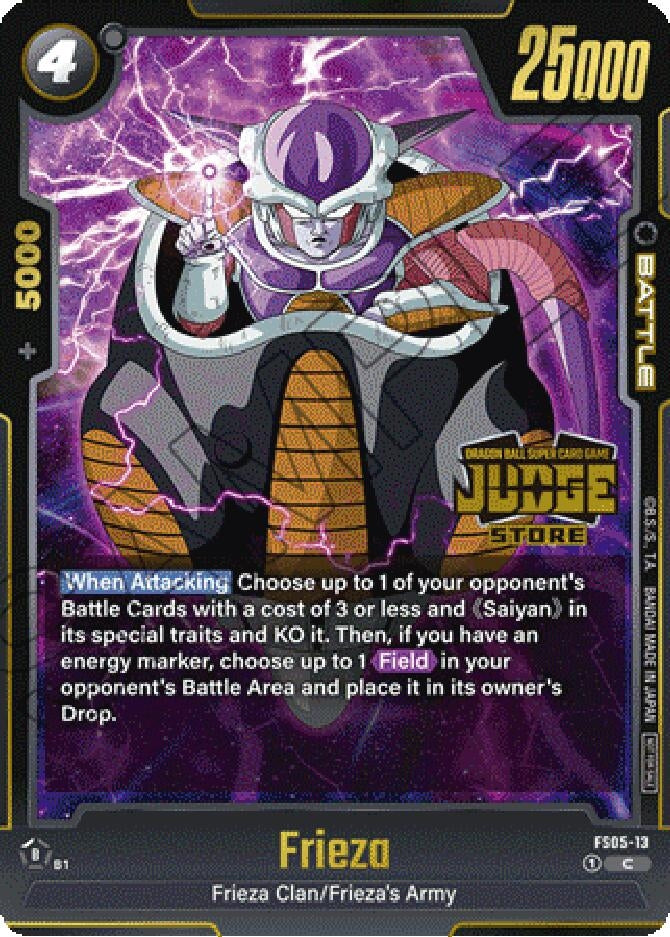 Frieza - FS05-13 (Judge Pack (Store Judge) 02) (FS05-13) (Tournament and Championship Promos) Dragon Ball Super: Fusion World