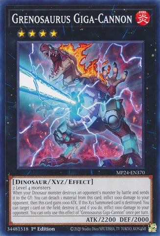 Grenosaurus Giga-Cannon (MP24-EN370) (25th Anniversary Tin: Dueling Mirrors) YuGiOh