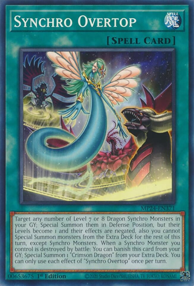 Synchro Overtop (MP24-EN371) (25th Anniversary Tin: Dueling Mirrors) YuGiOh