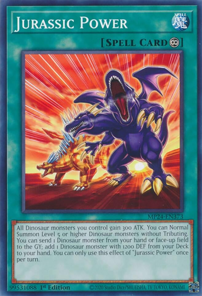 Jurassic Power (MP24-EN373) (25th Anniversary Tin: Dueling Mirrors) YuGiOh