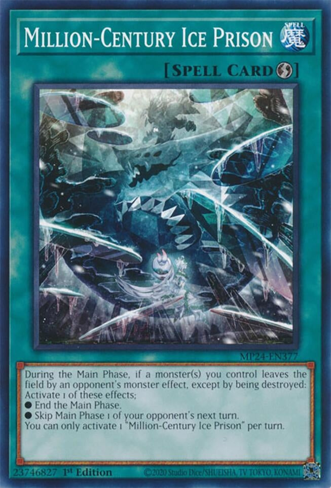 Million-Century Ice Prison (MP24-EN377) (25th Anniversary Tin: Dueling Mirrors) YuGiOh